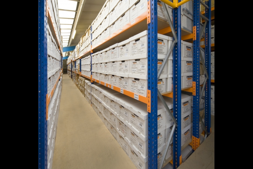 Preston Records Management Warehouse